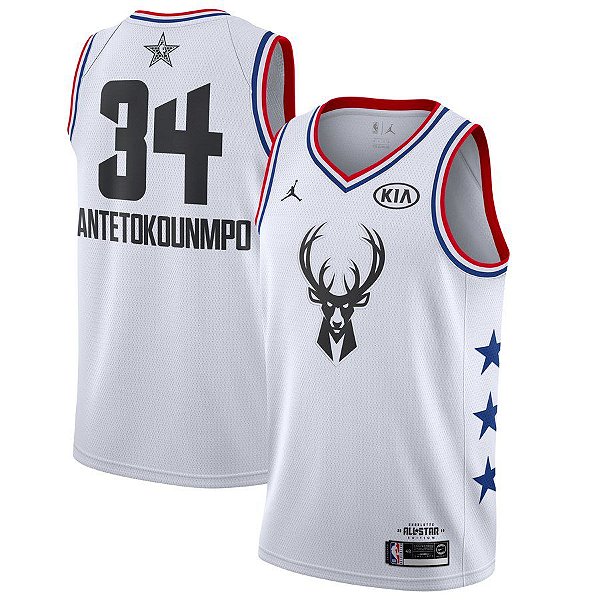 Camiseta Basquete NBA bordada edição exclusiva - 999 - Bucks - Antetokounmpo