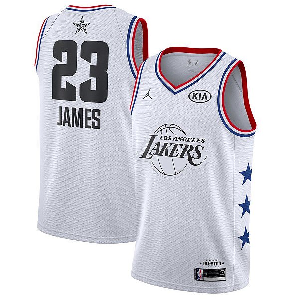 Camiseta Basquete NBA bordada edição exclusiva - 999 - Los Angeles Lakers - James Lebron