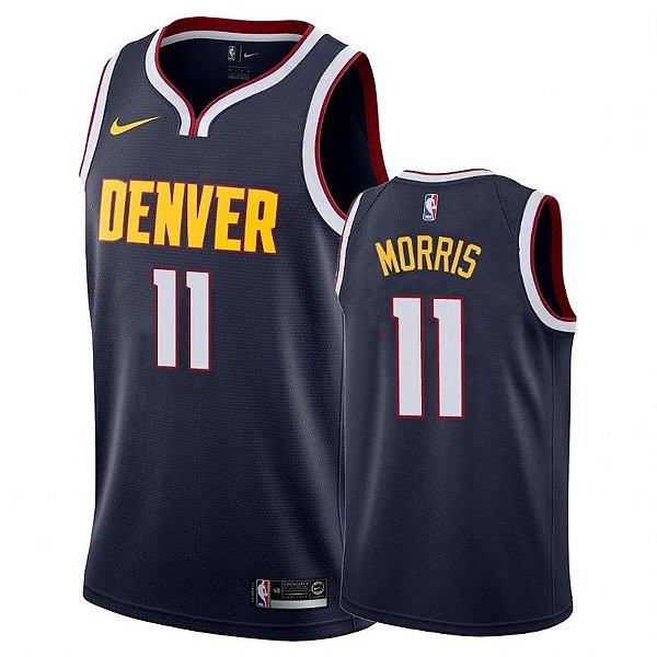 Camiseta Basquete NBA bordada edição exclusiva - 999 Denver Nuggets - Morris