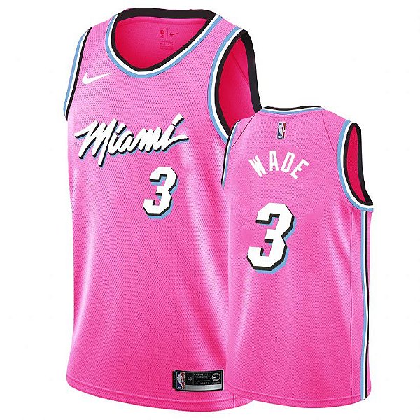 Camiseta Basquete NBA bordada edição exclusiva - 999 Miami Heat - Wade