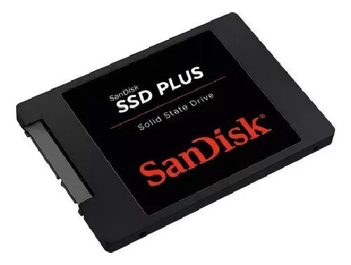 SSD 1TB Sata 3.0 6 GB/s Interno SanDisk Plus SDSSDA-1T00-G27 2,5 Polegadas Velocidade de Leitura Até 535 MB/s e Gravação Até 350 MB/s Preto