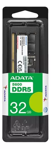 Memória Ram Adata Sodimm 32gb, Ddr5, 5600 Mhz