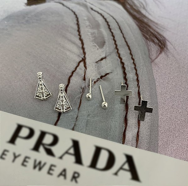 Trio Religioso Nossa Senhora Aparecida em Prata 925