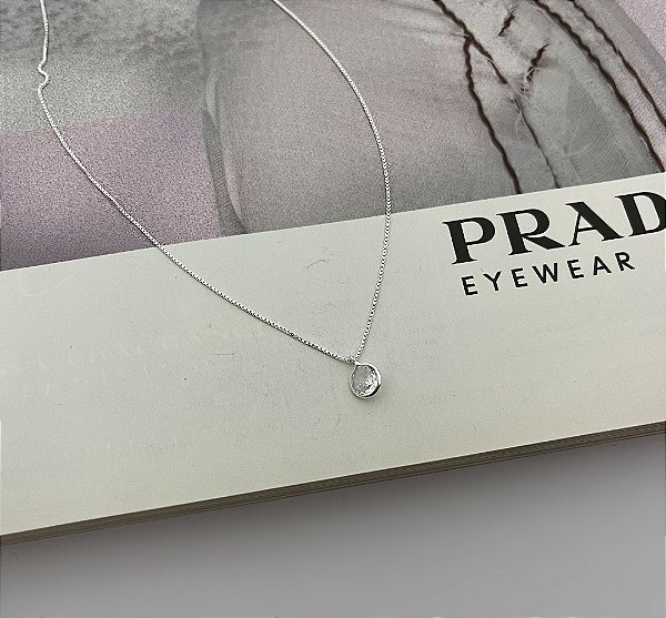 Gargantilha Veneziana com Ponto de Luz Prata 925