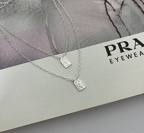 Escapulário Nossa Senhora do Carmo P Prata 925