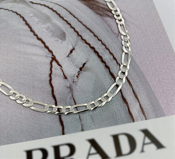 Corrente Masculina Elo 3x1 Prata 925