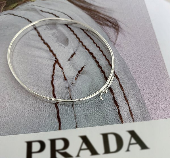 Bracelete Liso Prata 925