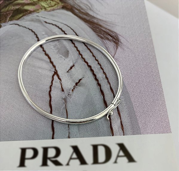 Bracelete Redondo Prata 925