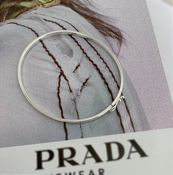 Bracelete Quadrado em Prata 925