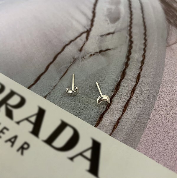 Brinco Lua Prata 925