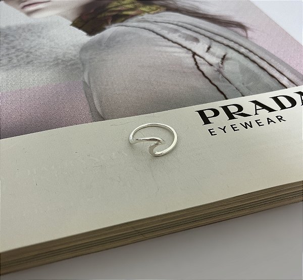 Anel Onda em Prata 925 - N°14