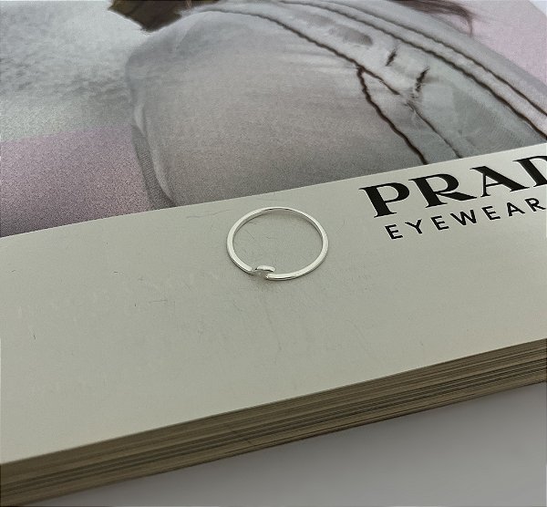 Anel Onda Mini em Prata 925 - N°18