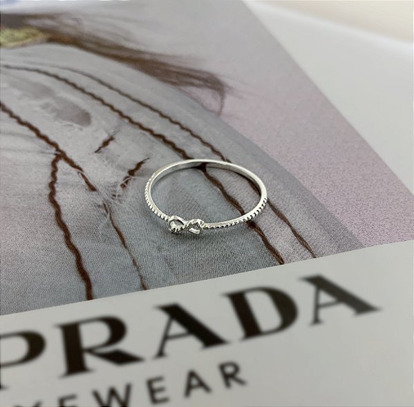 Anel Infinito em Prata 925 - N°25