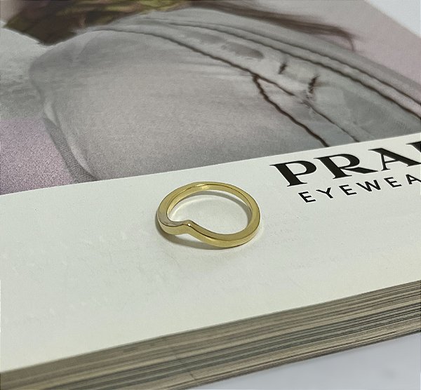 Anel Mulher Maravilha Folheado a Ouro