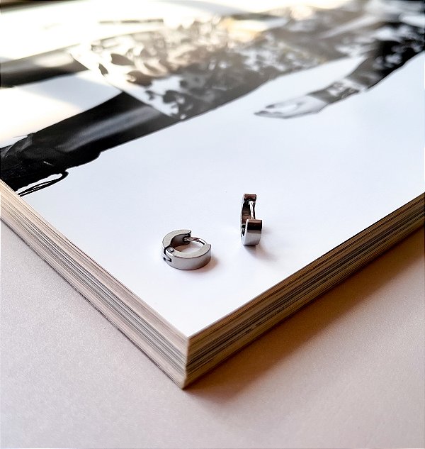 Argola de Click 10mm em Aço Inox