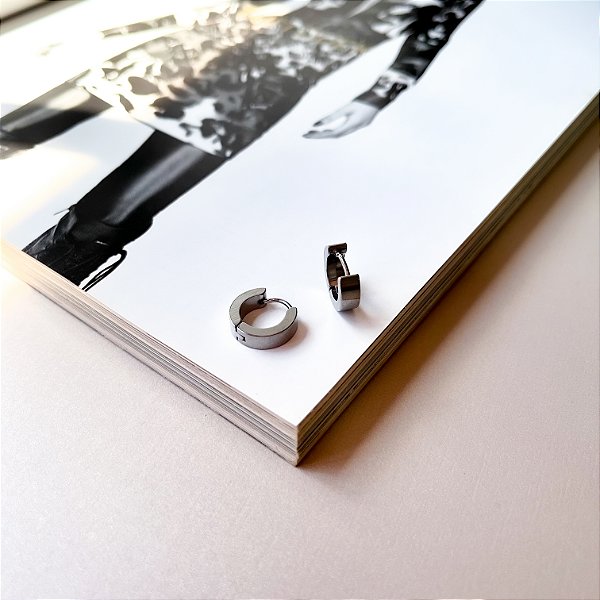 Argola de Click em Aço Inox