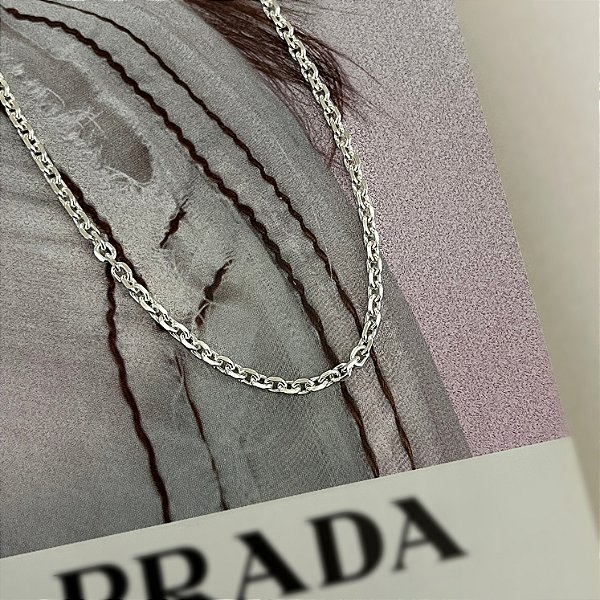 Pulseira Masculina Cartier Cadeado em Prata 925