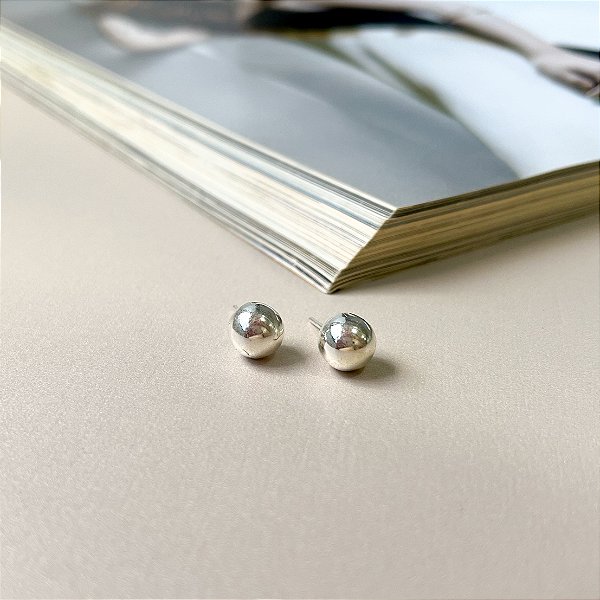 Brinco de Bola (M) em Prata 925