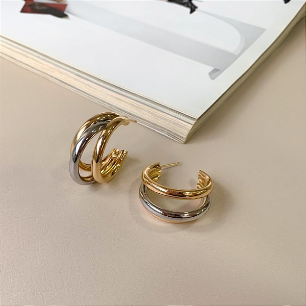 Brinco Argola Tubo Max Mix de Banhos