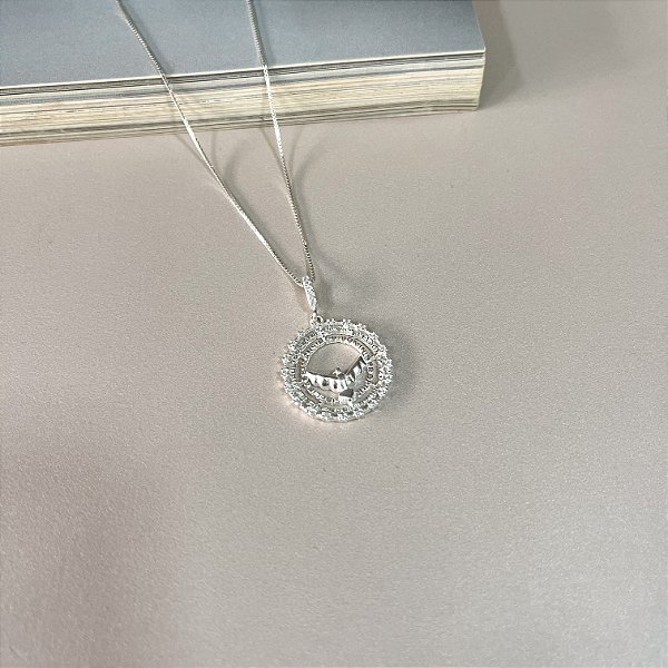 Colar com Pingente dos Dons do Espírito Santo em Prata 925