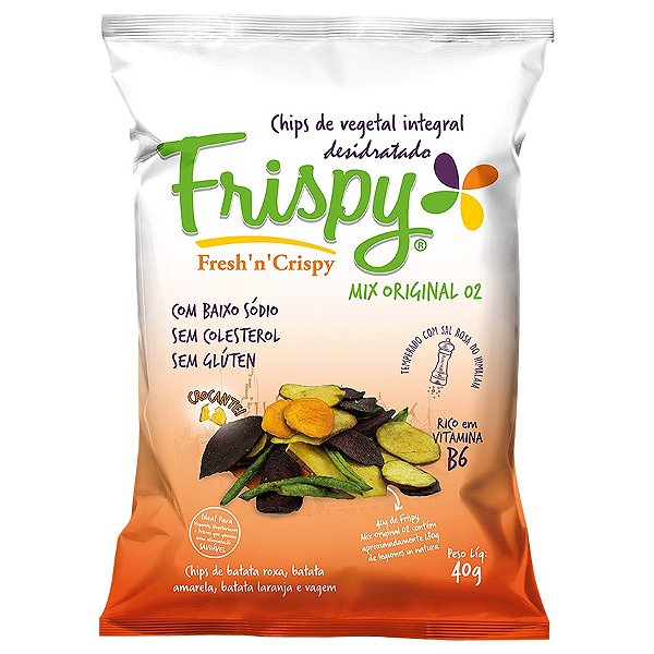 Chips mix de vegetais original 02 Frispy 40g