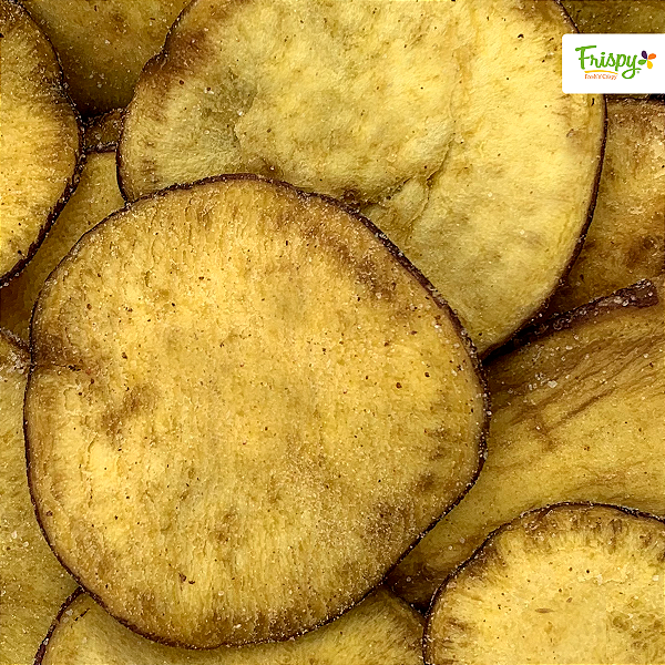 Chips De Batata Doce Loja Frispy Snacks Saud Veis De Vegetais