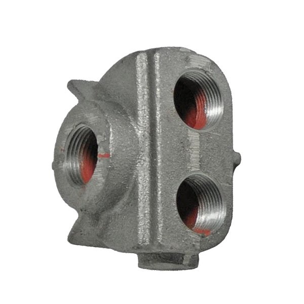 Adaptador Conector Serpentina com Furo Superior - Schulz MSWV 60 Fort / Chiaperini CJ 60 APW (20517001/AT) - P2.J17