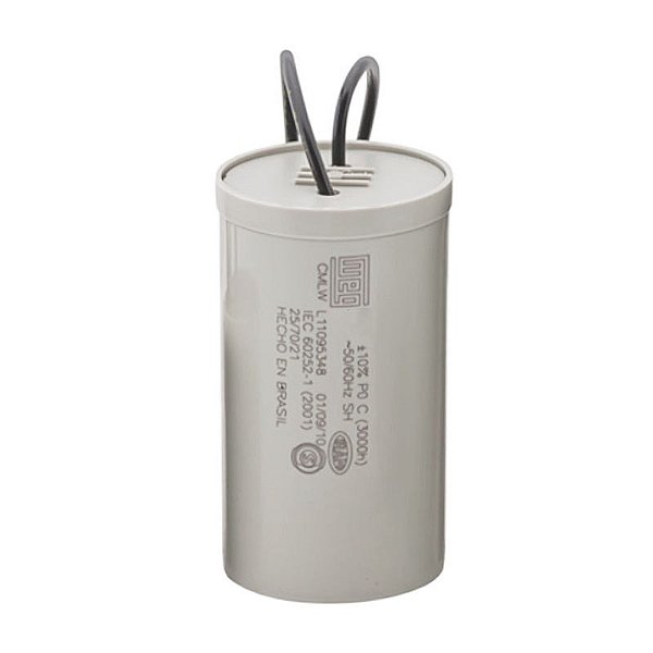 Capacitor Permanente WEG CMLW - 60uF - 250V Fio (60250F)