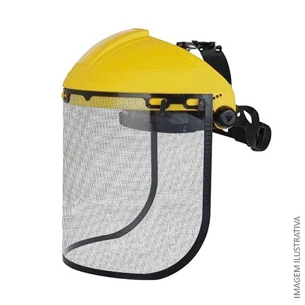 Protetor Facial com Tela CCM - EPI Roçadeira