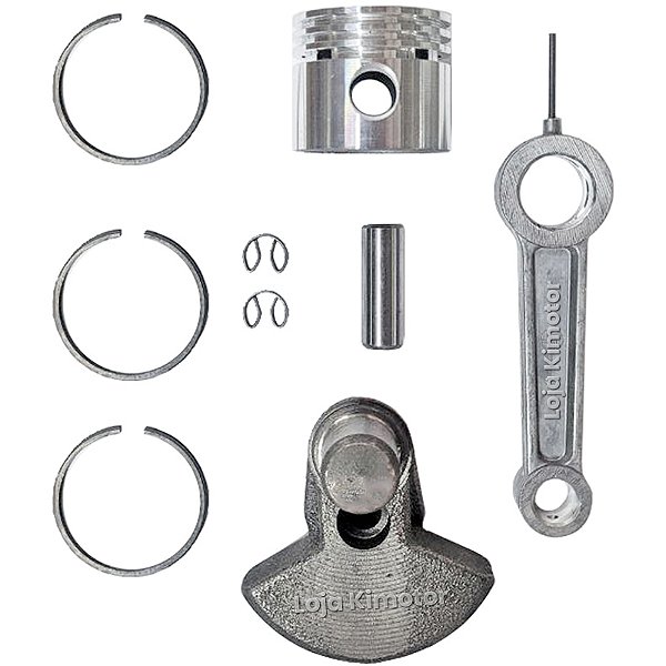 Kit Pistão Compressor - 42 mm - Schulz CSI 8.5 Pratic Air - em Alumínio (016.0148-0/AT) (P2-B19)