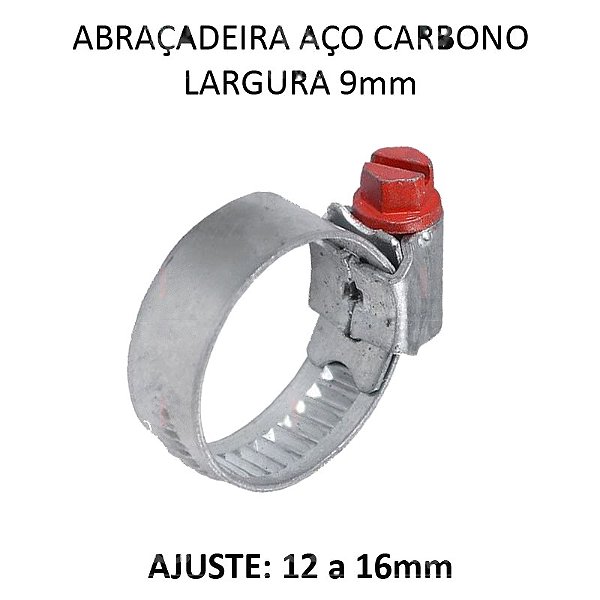 Abraçadeira Suprens - Micro de 9mm - 12x16mm