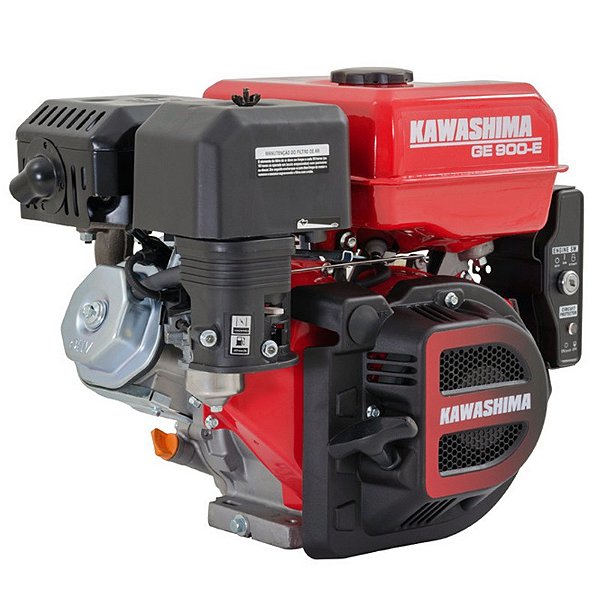 Motor Estacionário a Gasolina Kawashima GE900E - 9.0 HP (Partida Elétrica)