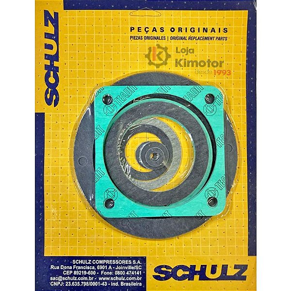 Jogo de Juntas Compressor Schulz MSWV 60 Fort / W900 - (34007501/NA)