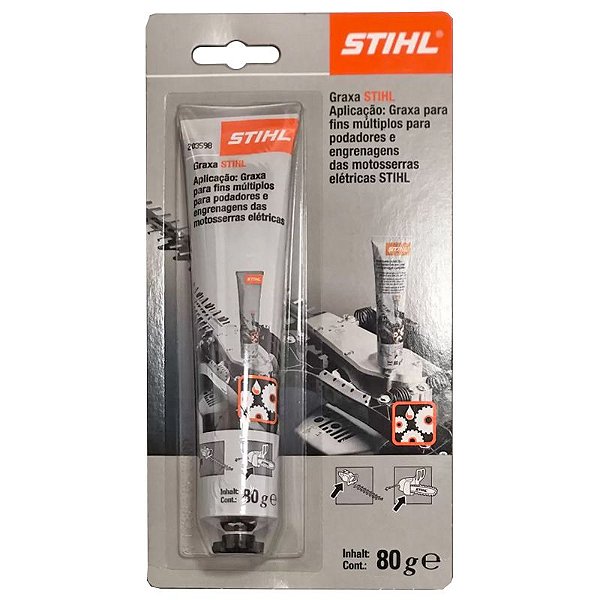 Tubo De Graxa Stihl - 80g (Podadores e Motosserras)