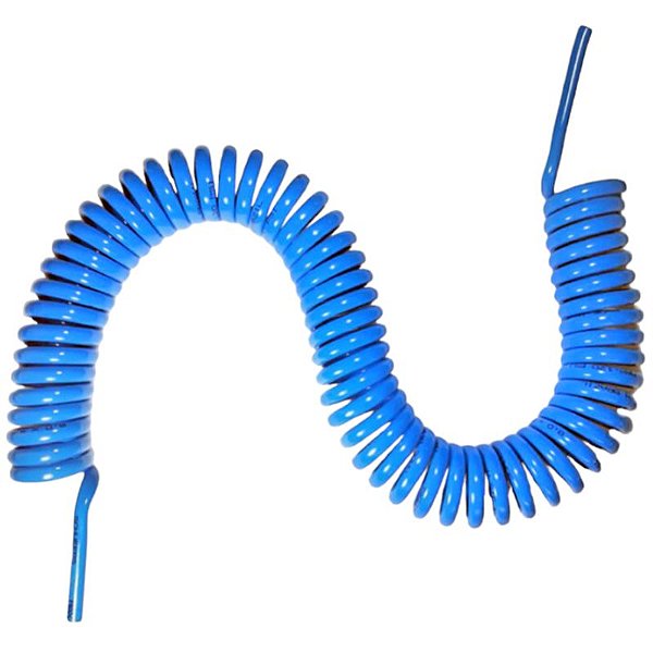 Mangueira Compressor Espiral PU Azul 8mm - 7m
