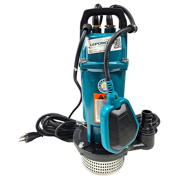 Bomba Submersa Lepono QDX 1.5-15 - 1/2CV - 15mca - 7,1m³/h - 220V