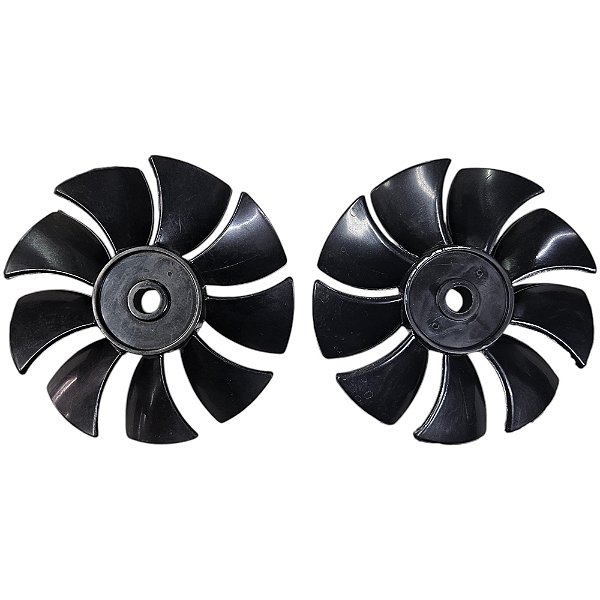 Ventoinha Ventilador Compressor Schulz CSD 9 / CSD 10 - Kit 2un. (028.0588-0/AT)