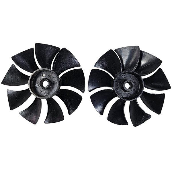 Ventoinha Ventilador Compressor Schulz CSD 9 / CSD 10 - Kit 2un. (028.0588-0/AT)