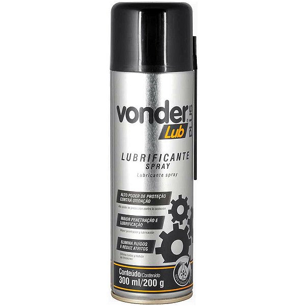 Lubrificante Spray Vonder Lub Plus - 300mL / 200g