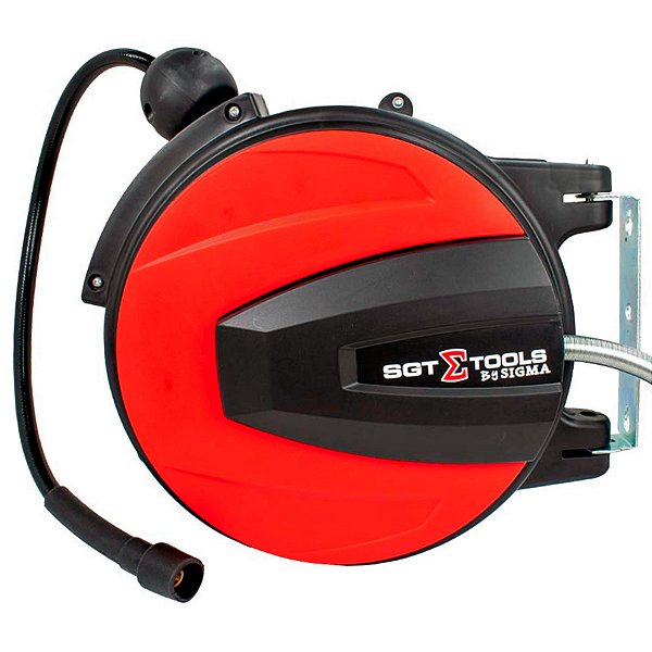 Carretel Retrátil Mangueira Compressor Sigma SGT9002 - 10m