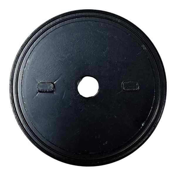 Base Fixadora Anel Compressao - 66mm x 55.5mm - Chiaperini MC 10 BPO - Mod. 2 Furos Guia