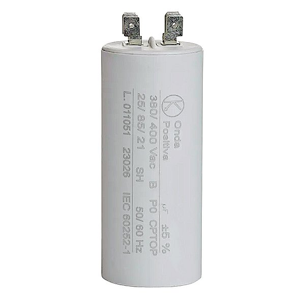 Capacitor Permanente Onda Positiva - 10uF x 400V - Terminal