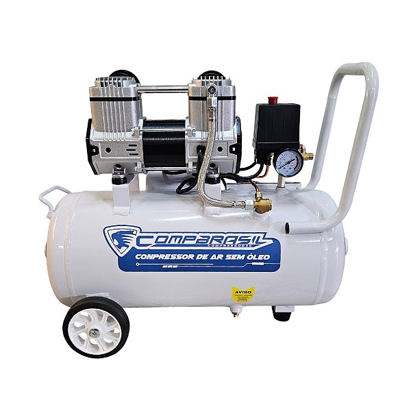 Compressor Compbrasil 1100/25L - 5,6pcm 25L 120psi - 220V - Isento de Oleo