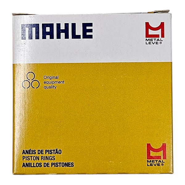 Jogo de Anéis Compressor - 2.1/2 Pol - Mahle NN 7177 - Schulz MSV 30 / 40 / 80 Max / Fort 60 MSWV / Chiaperini CJ 25 / 30 / 40+ APV (000.0075-0 / 830.0982-0)