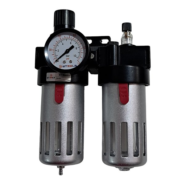 Filtro Regulador + Lubrificador Steels - 1/2 (ST10009-12)