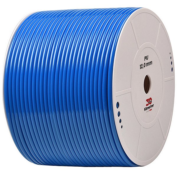 Rolo Mangueira Compressor PU Azul - 140psi - 100m - 12 x 8mm (MPU12)