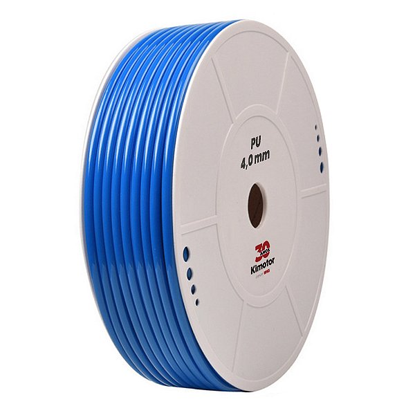 Rolo Mangueira Compressor PU Azul - 140psi - 100m - 4 x 2.5mm (MPU4)