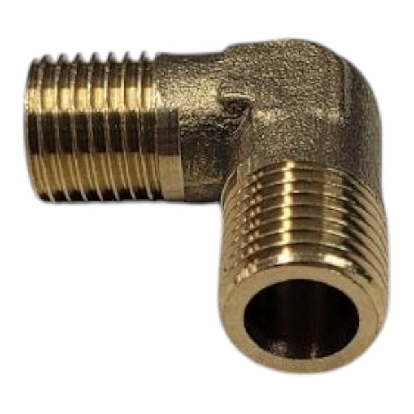 Cotovelo Macho - Latão - 1/4 BSP = Ø13mm