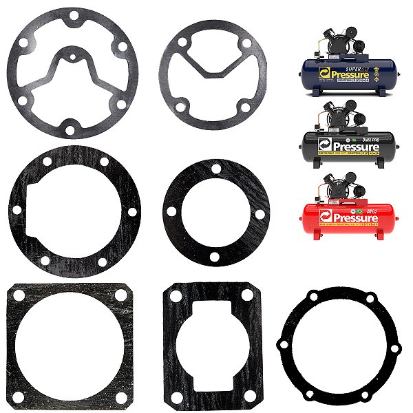 Jogo de Juntas Compressor Pressure ON 20 V Bi-Apoiado - PLL (KIT013-1115)