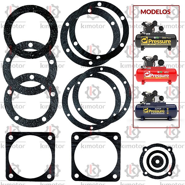 Jogo de Juntas Compressor Pressure PSV 25 AP / ON 25V - PLL (KIT013-373 - 705658)